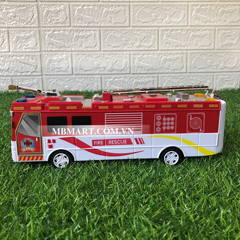Xe ô tô điều khiển từ xa mô hình cứu hỏa No.2968-A