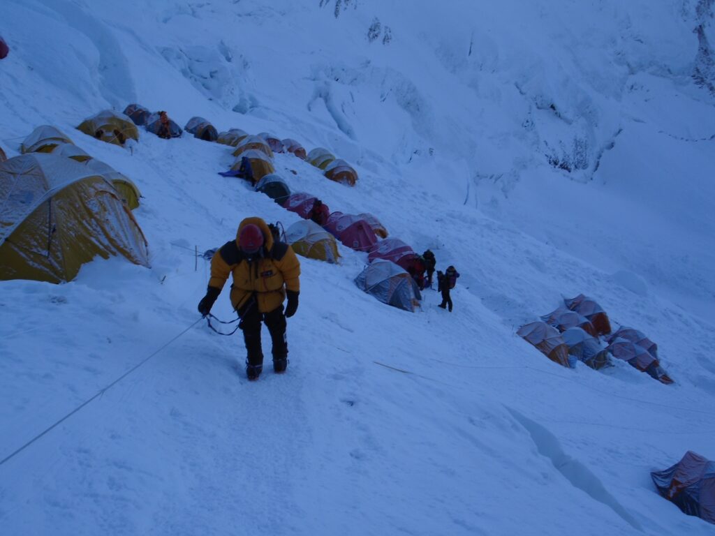 Camp 3 on Mount Everest