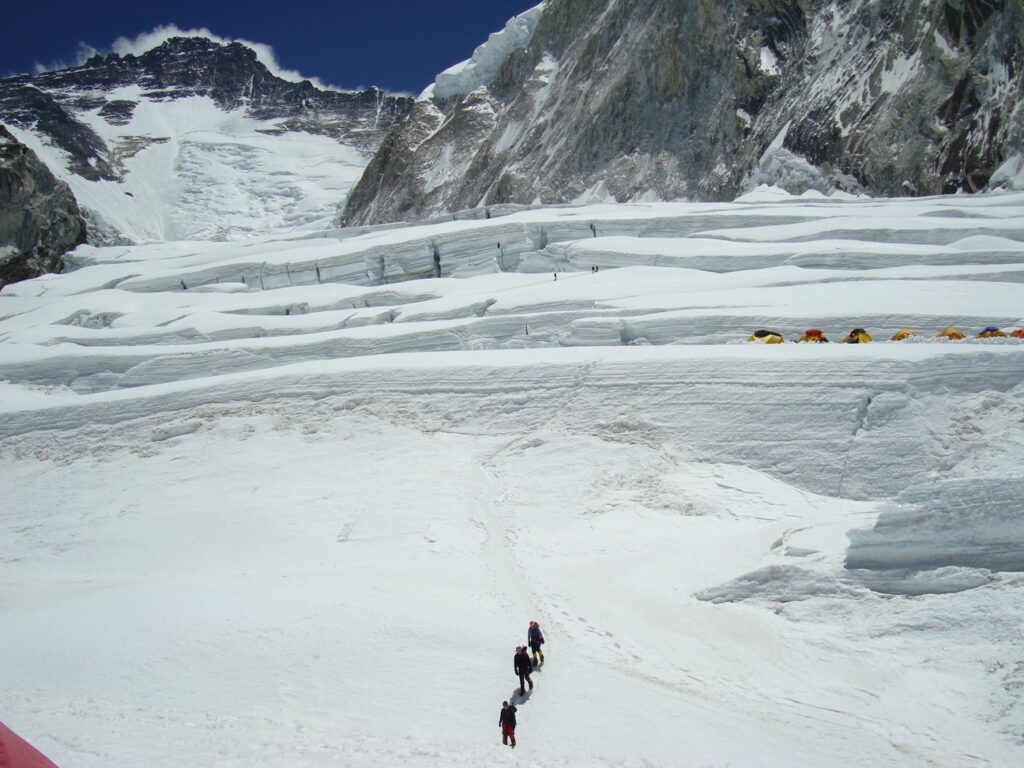 The western CWM on Mount Everest