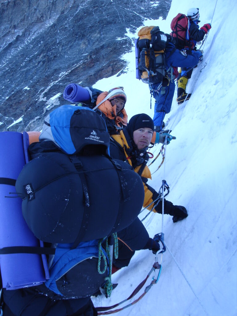 Ian Taylor on Mount Everest
