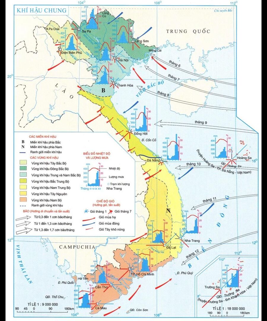 [Đáp án] Mùa bão ở nước ta có đặc điểm là?