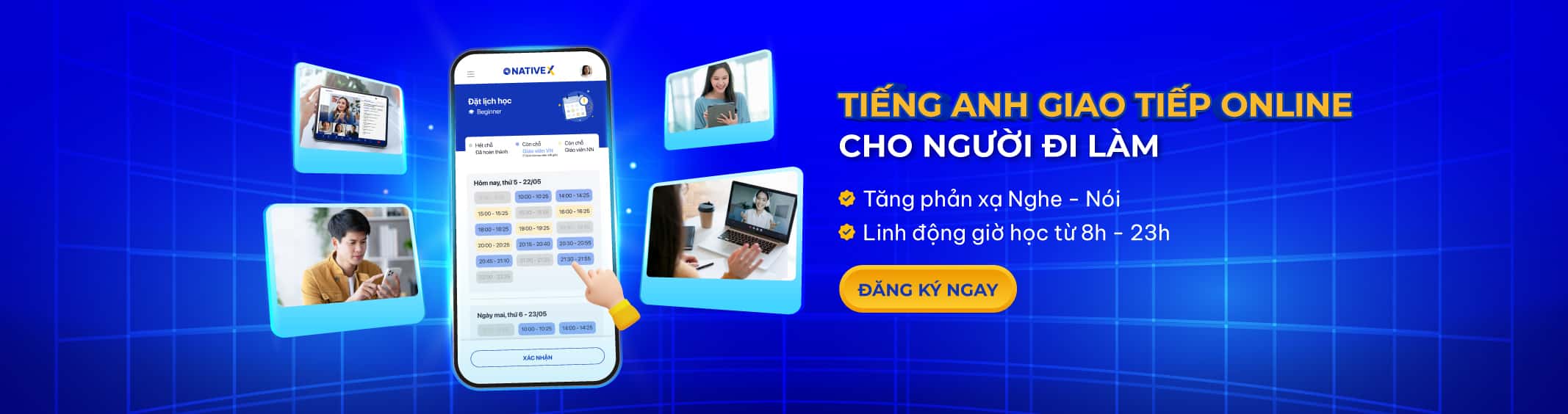 Tặng 1 buổi học tiếng anh miễn phí