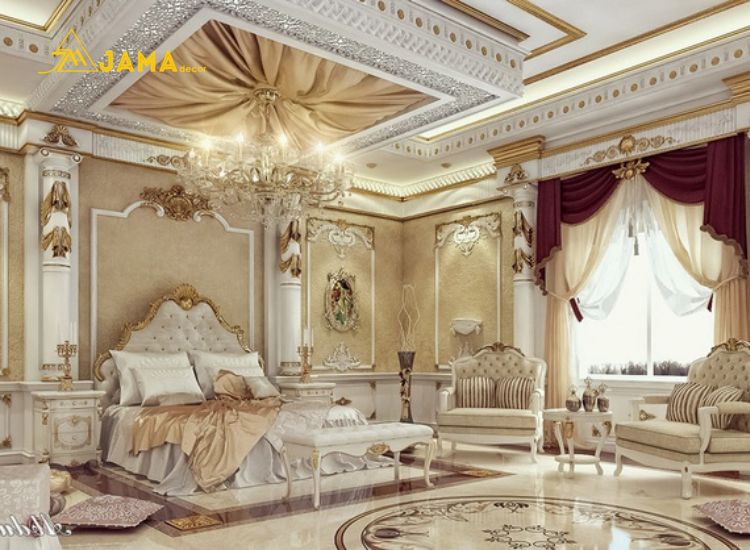 Phong cách nội thất phòng ngủ cổ điển