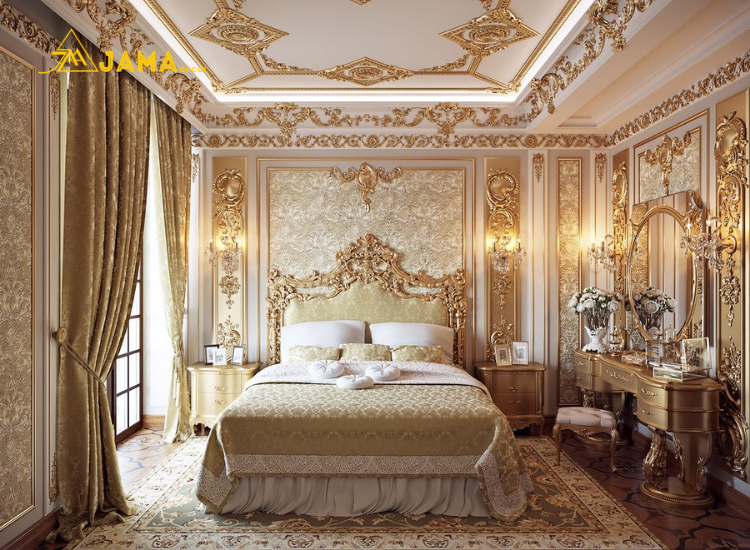 Phong cách nội thất phòng ngủ cổ điển