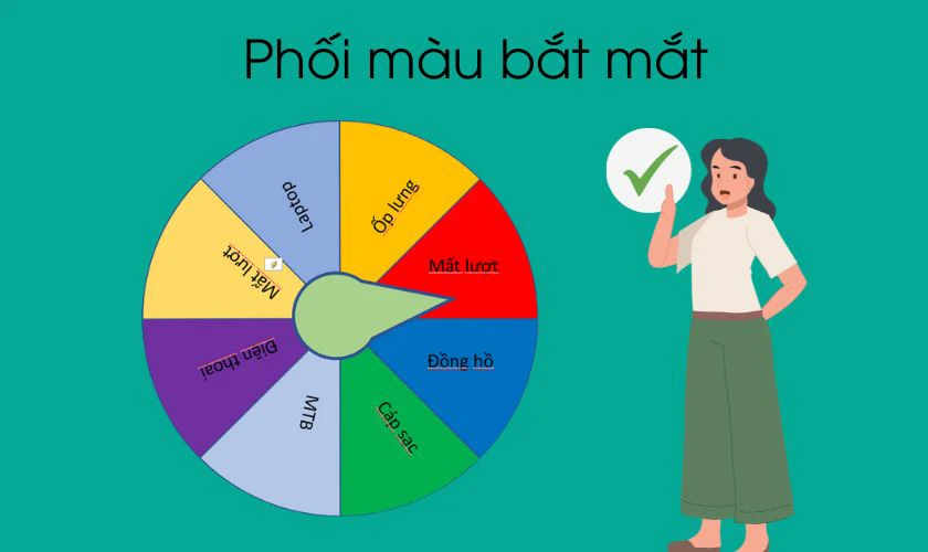 Lưu ý khi làm vòng quay may mắn PowerPoint