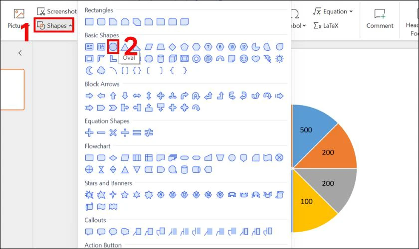 Cách làm vòng quay may mắn PowerPoint - Thiết lập kim chỉ số