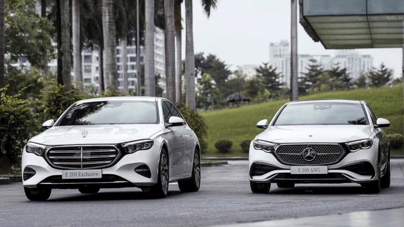 E 200 Exclusive và E300 amg 2025