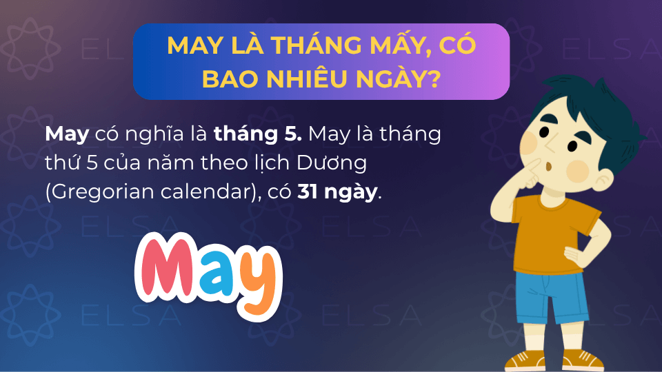 May tháng thứ 5 trong năm