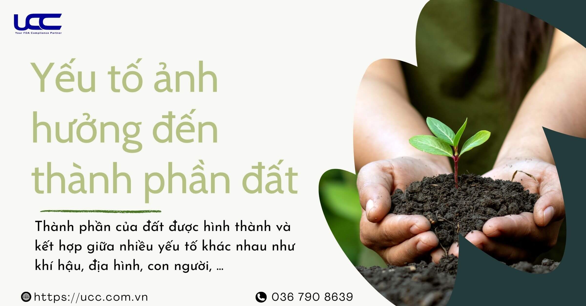 Yếu tố ảnh hưởng đến thành phần đất