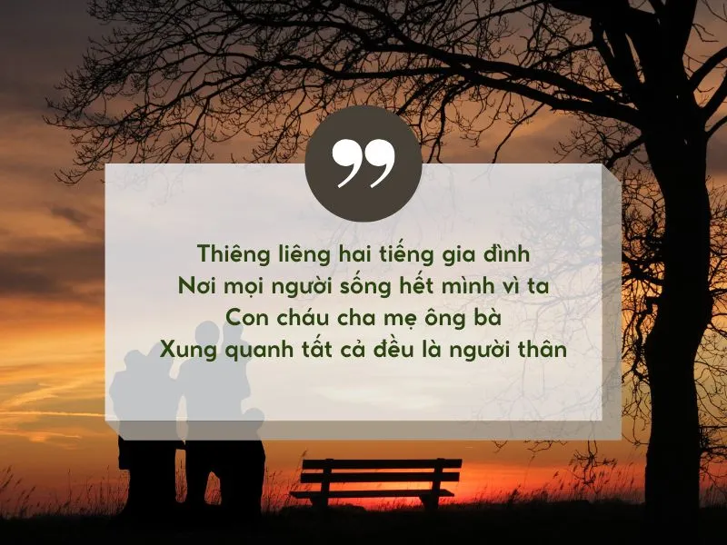 Thơ lục bát về gia đình và tình cảm gia đình xúc động 3
