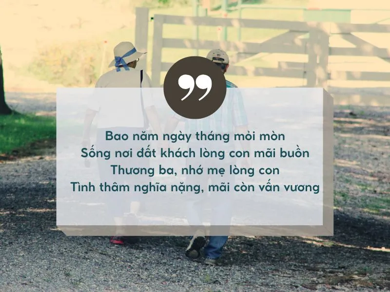 Thơ lục bát về gia đình và tình cảm gia đình xúc động 4