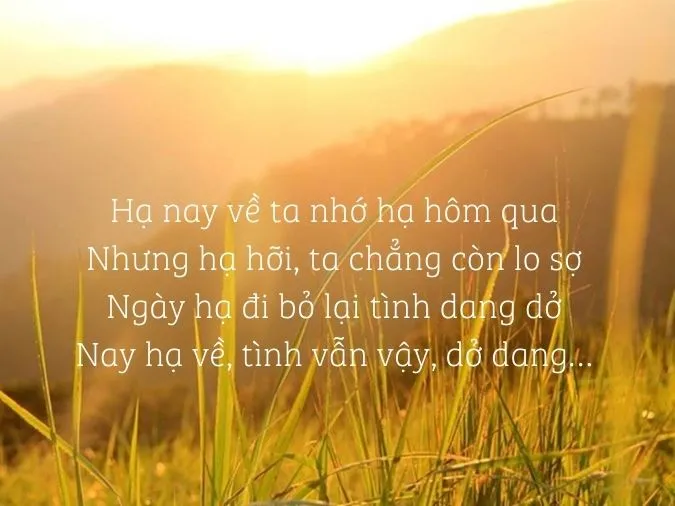 Top 30+ bài thơ hay về Nắng 15