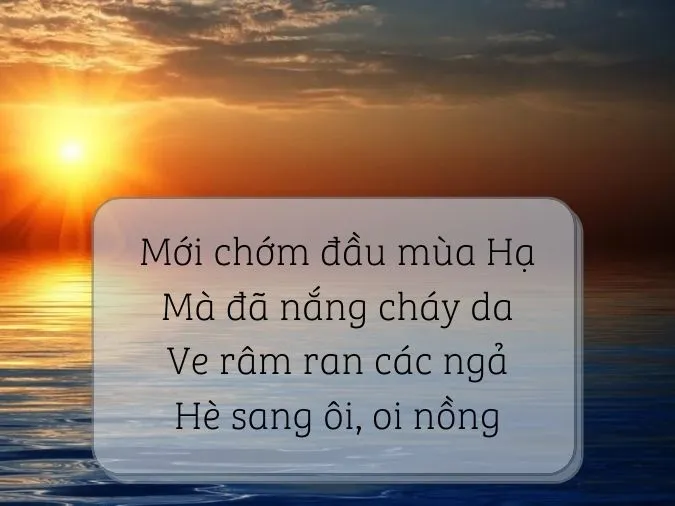 Top 30+ bài thơ hay về Nắng 3