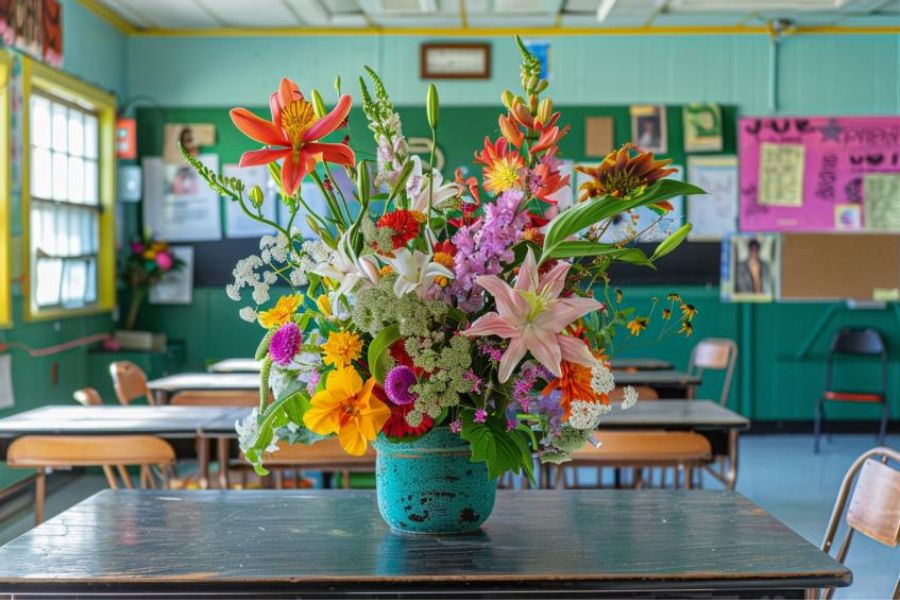 Mẫu cắm hoa 8/3 đẹp số 8.