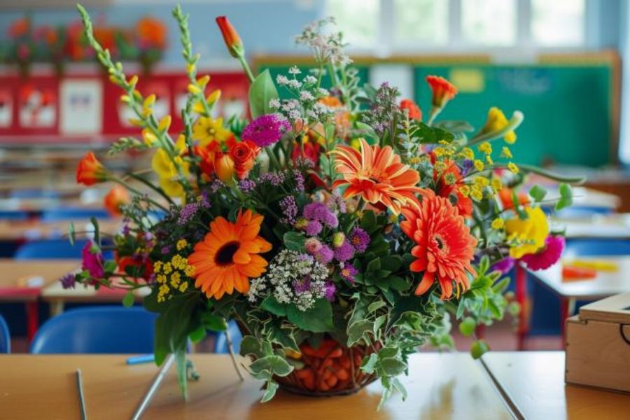 Mẫu cắm hoa 8/3 đẹp số 9.