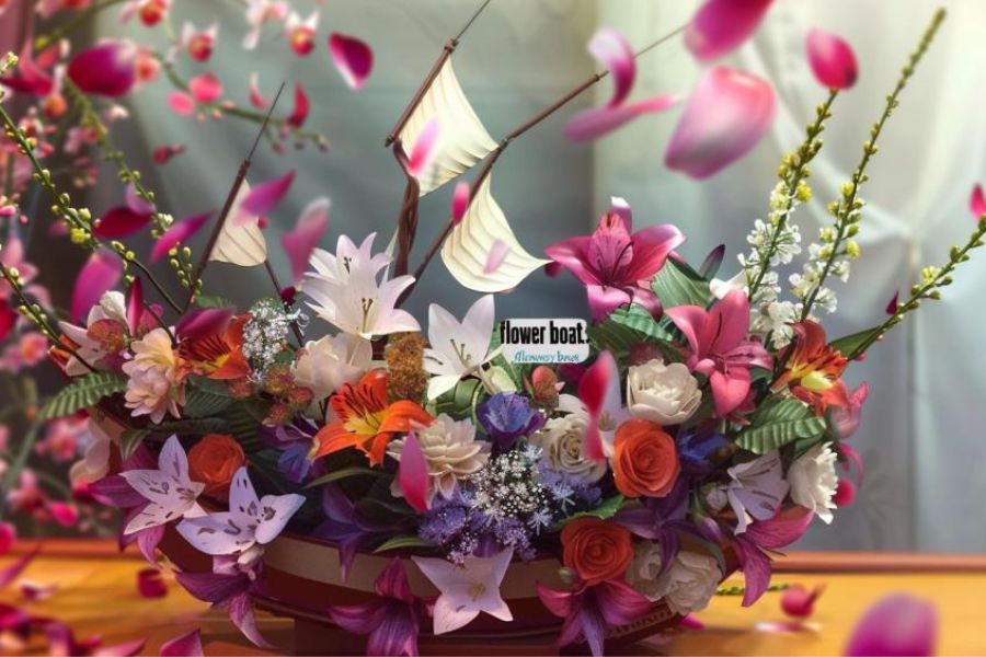 Mẫu cắm hoa 8/3 đẹp số 10.