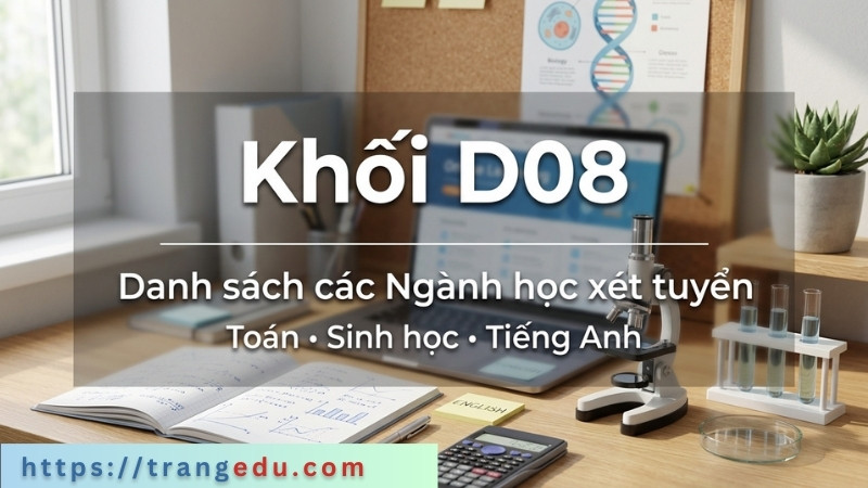 Các ngành khối D08