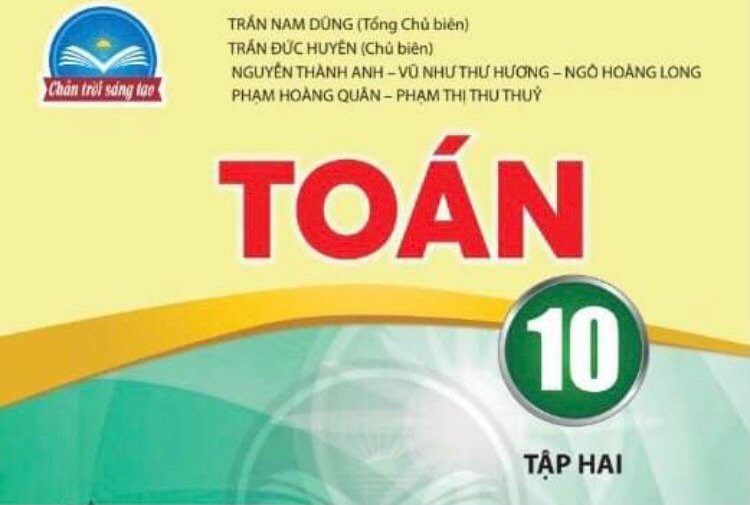Sách giáo khoa Toán 10 - Chân trời sáng tạo. (Ảnh: Cao Nguyên)