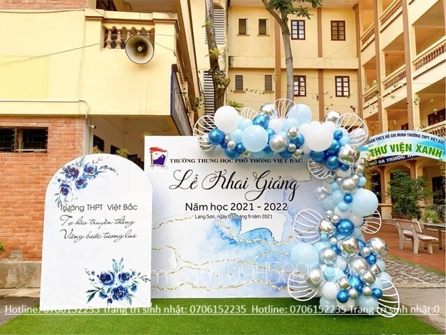 Trang Trí Lễ Khai Giảng Trường Thpt Min