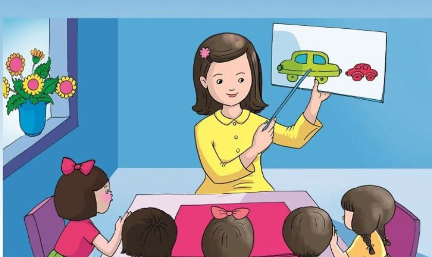 Mẫu tranh vẽ 20/11 lớp 9 nhiều cảm xúc