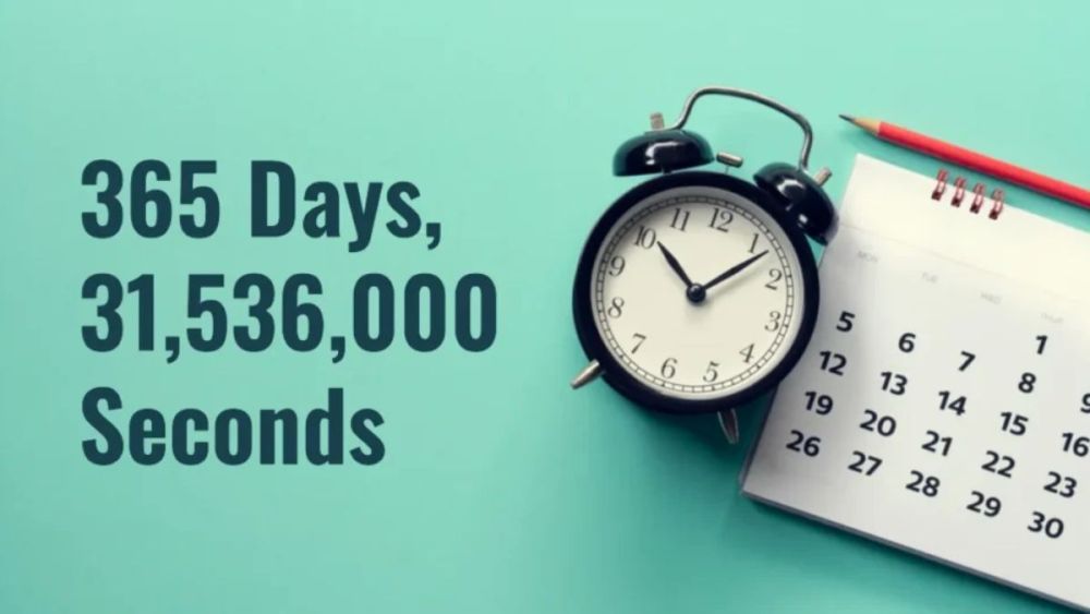 1 năm có bao nhiêu giây?