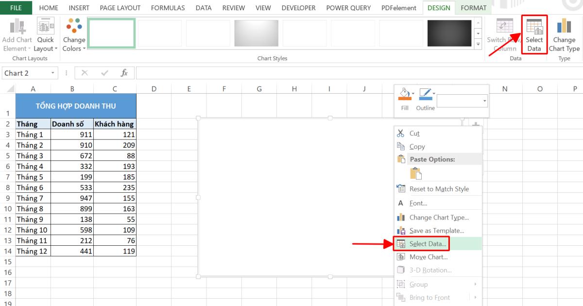 Hướng dẫn cách vẽ biểu đồ 2 trục tung trong Excel đơn giản