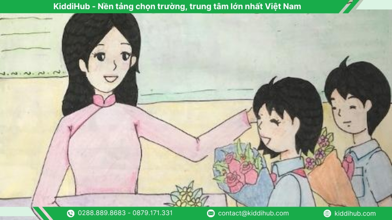 ve tranh tri an thay co 5