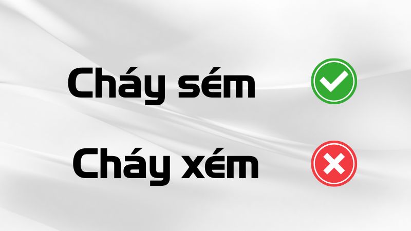 Cháy xém hay cháy sém