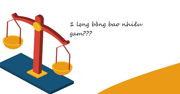 1 lạng bằng bao nhiêu gam