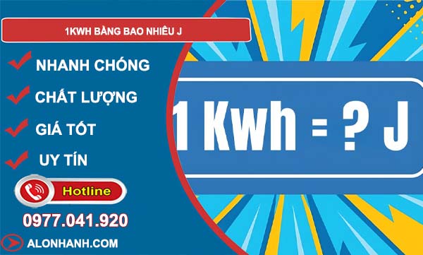 tìm hiểu 1kwh bằng bao nhiêu j