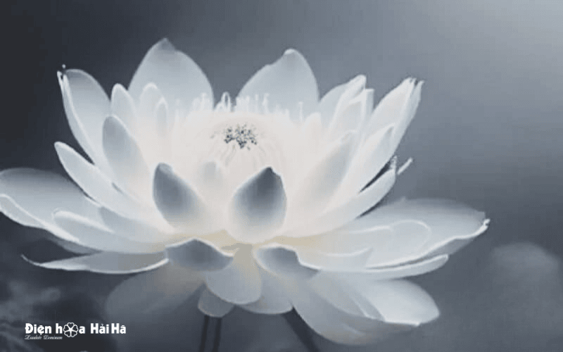 Ảnh đẹp hoa sen trắng đám tang