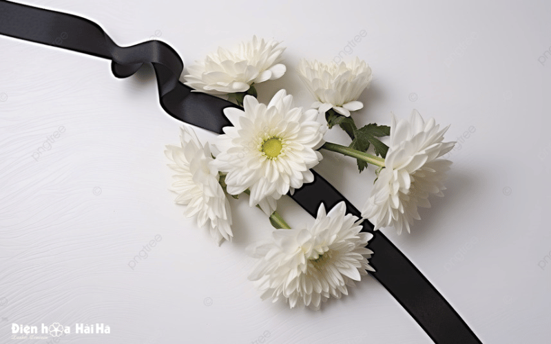 hoa cúc, hoa ly trắng đám tang