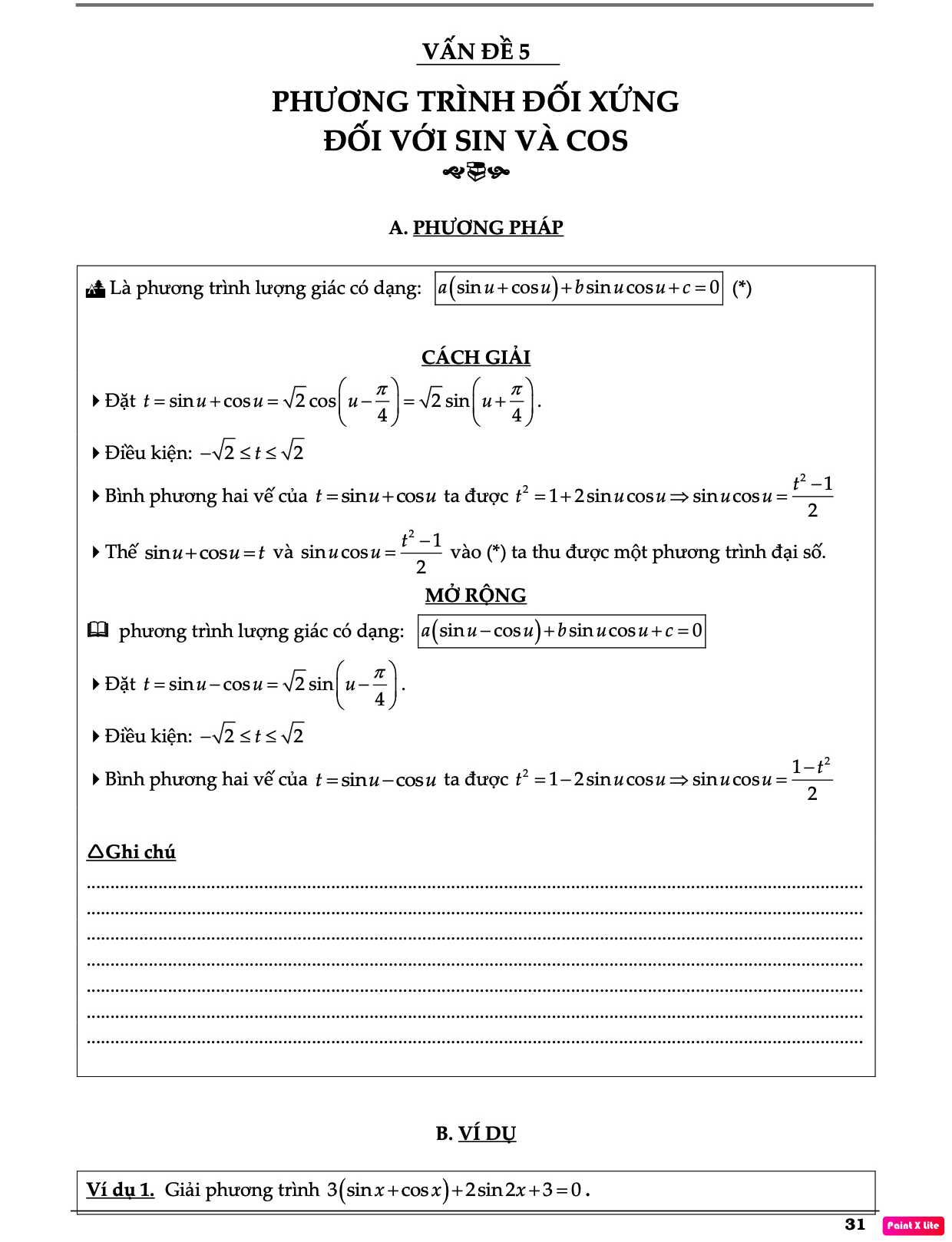 bai tap ve ham so luong giac lop 11 30