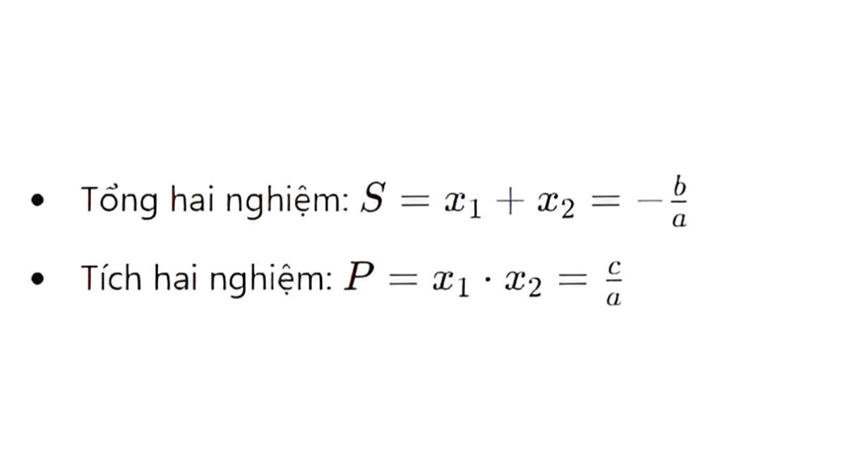 Tìm hiểu định lý Viet bậc 2 trong toán học
