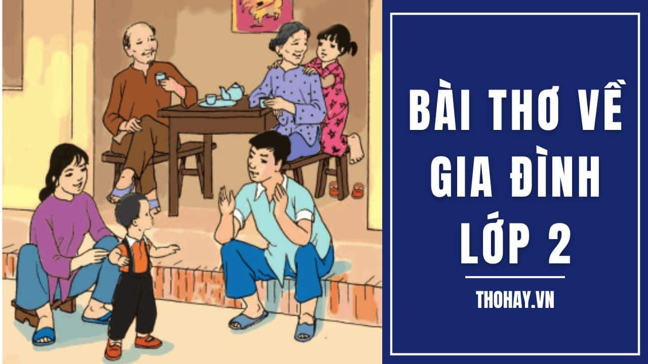 Gia đình lớp 2 đang quây quần bên nhau