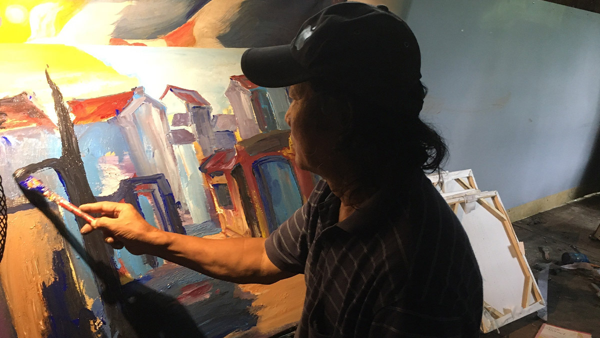 Bài thơ Họa sĩ tôn vinh nghề họa sĩ