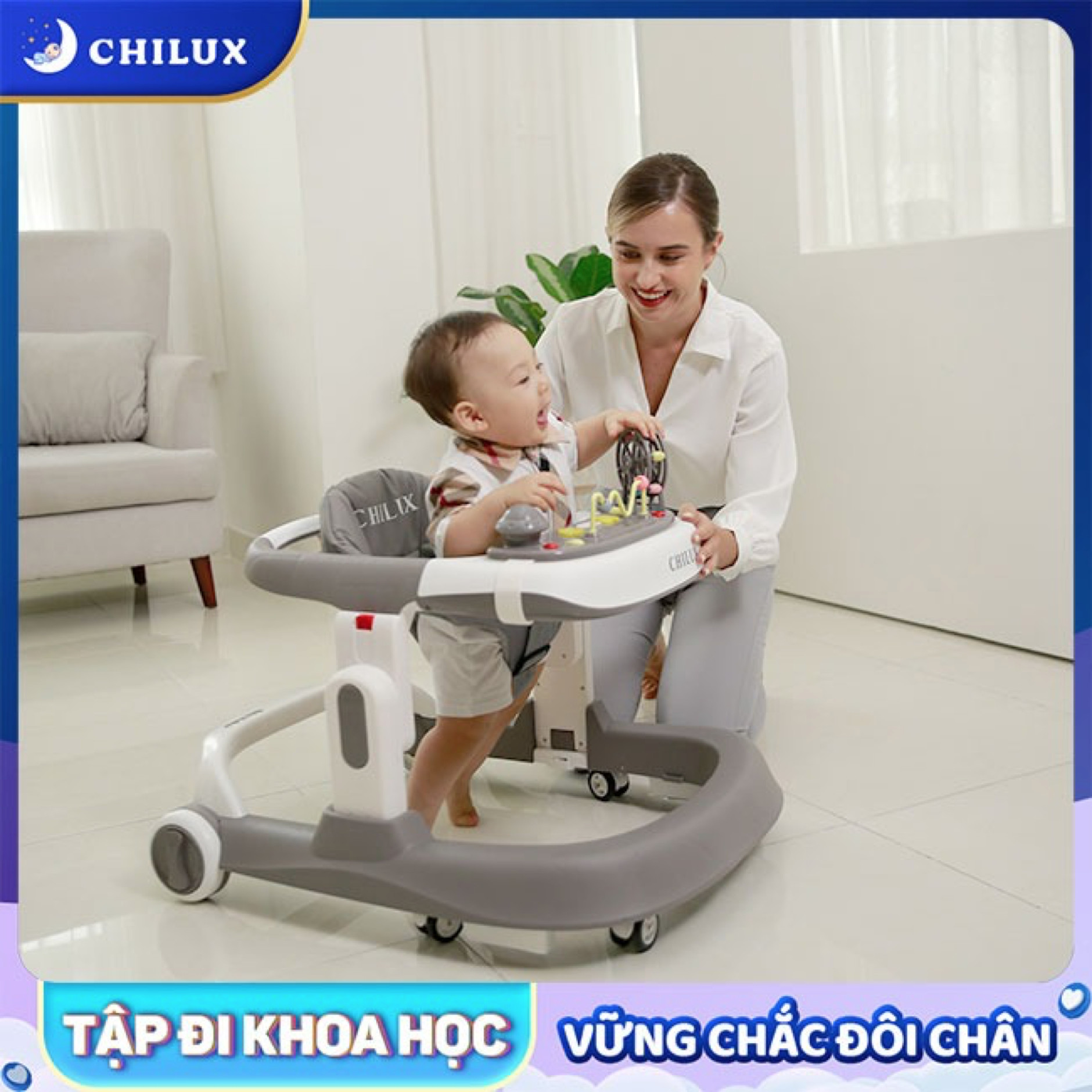 Xe tập đi đa năng Chilux
