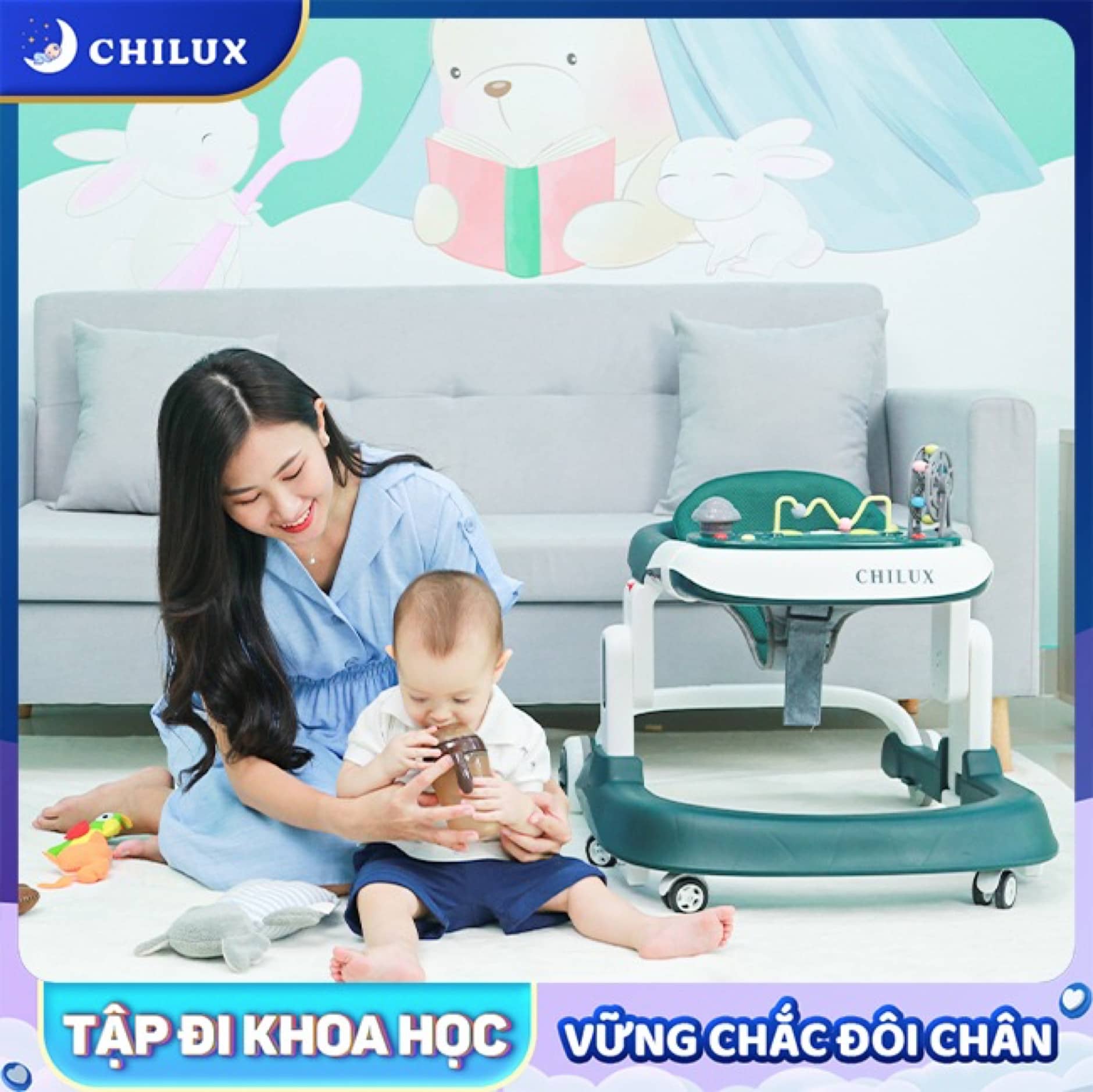 Xe tập đi Chilux có thiết kế khoa học