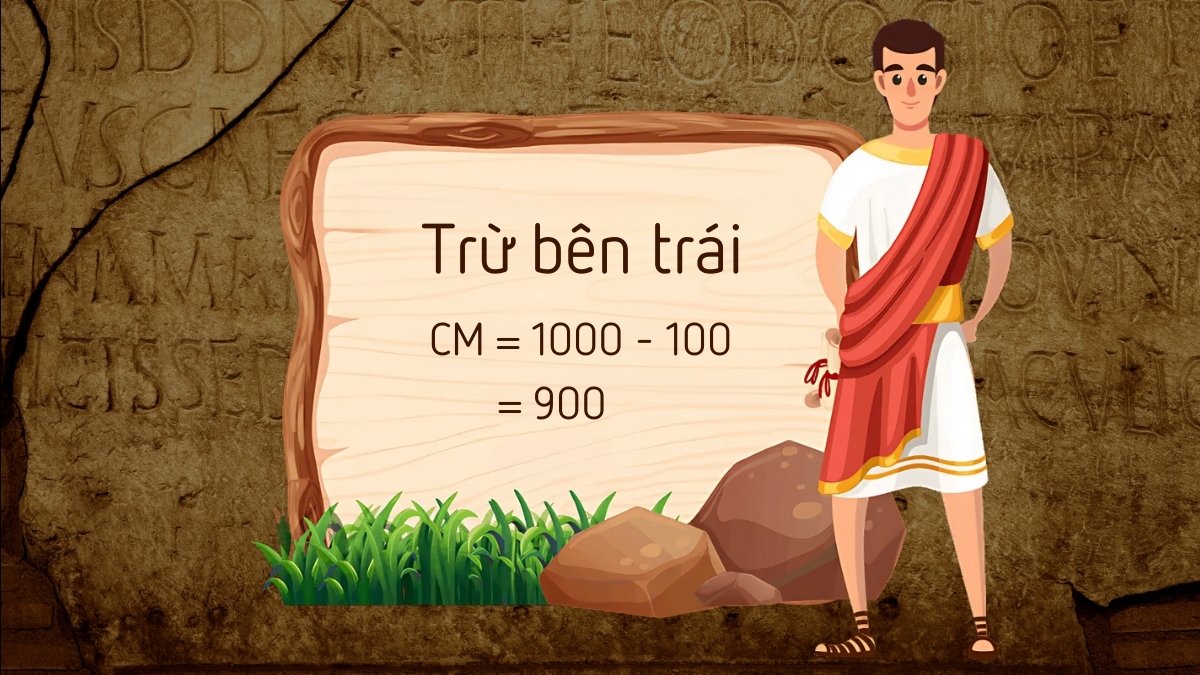 Quy tắc trừ bên trái trong hệ thống số La Mã