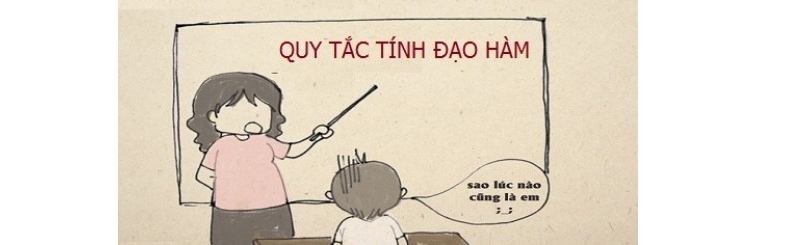Học toán đạo hàm nhiều học sinh thường mắc nhiều sai lầm. (Ảnh: Sưu tầm internet)