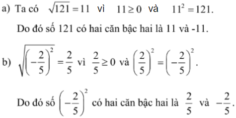 căn bậc 2 lớp 9