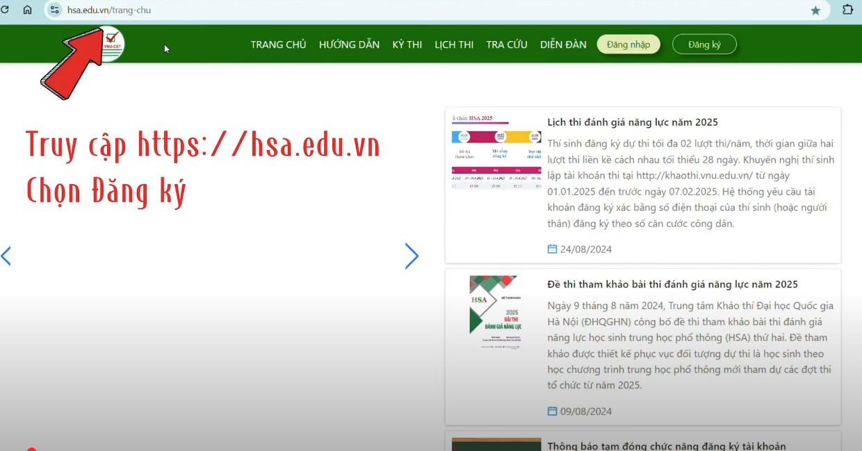 cach dang ky danh gia nang luc