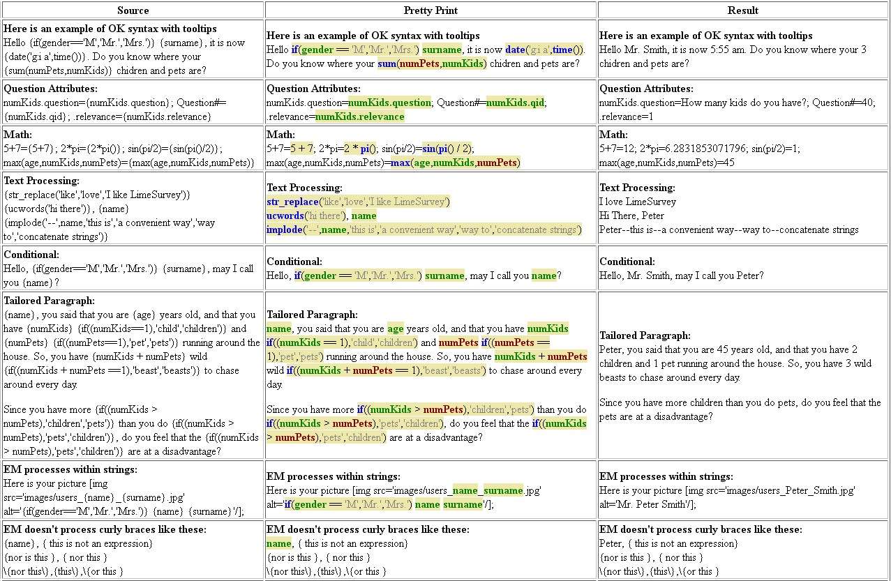 Cách thực hiện ExpressionScript