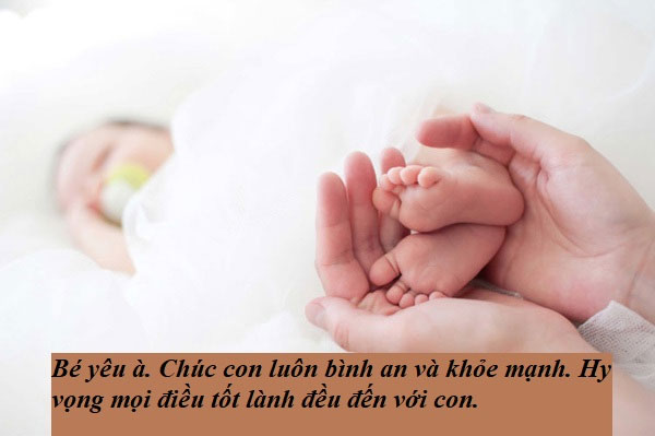 Lời chúc mừng bé chào đời