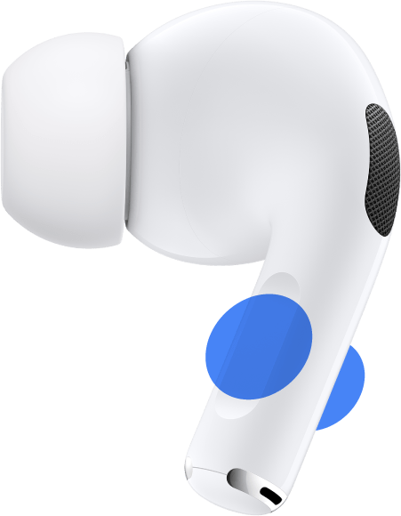 Cảm biến lực của AirPods Pro.