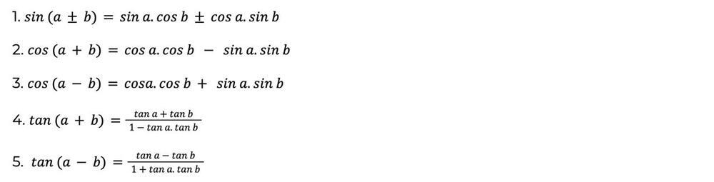 Công thức cộng lượng giác