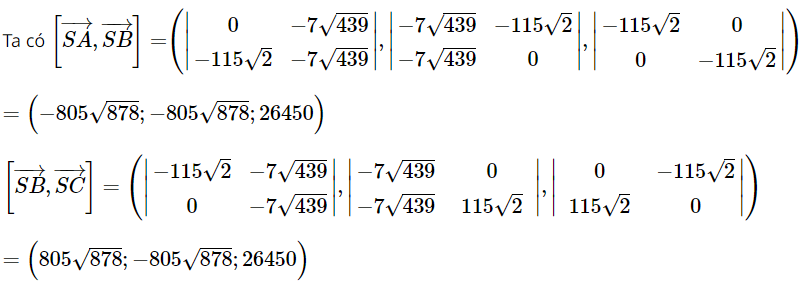cong thuc tinh goc giua duong thang va mat phang