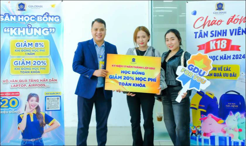 Chính sách miễn giảm học phí và học bổng trường Đại học Gia Định