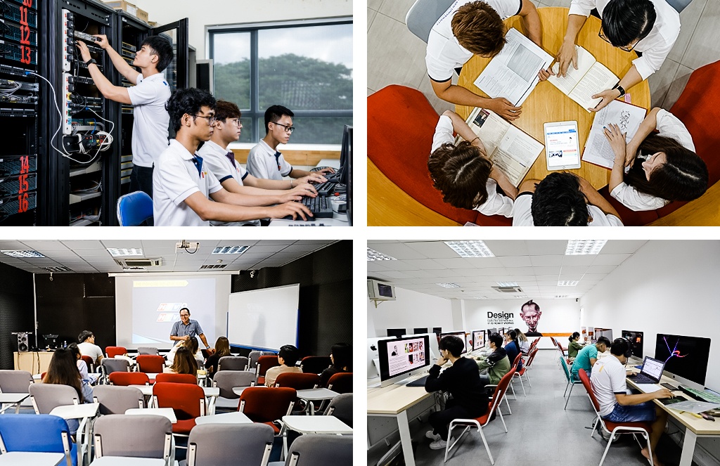 Khám phá không gian đa trải nghiệm tại 3 cơ sở Đại học Hoa Sen