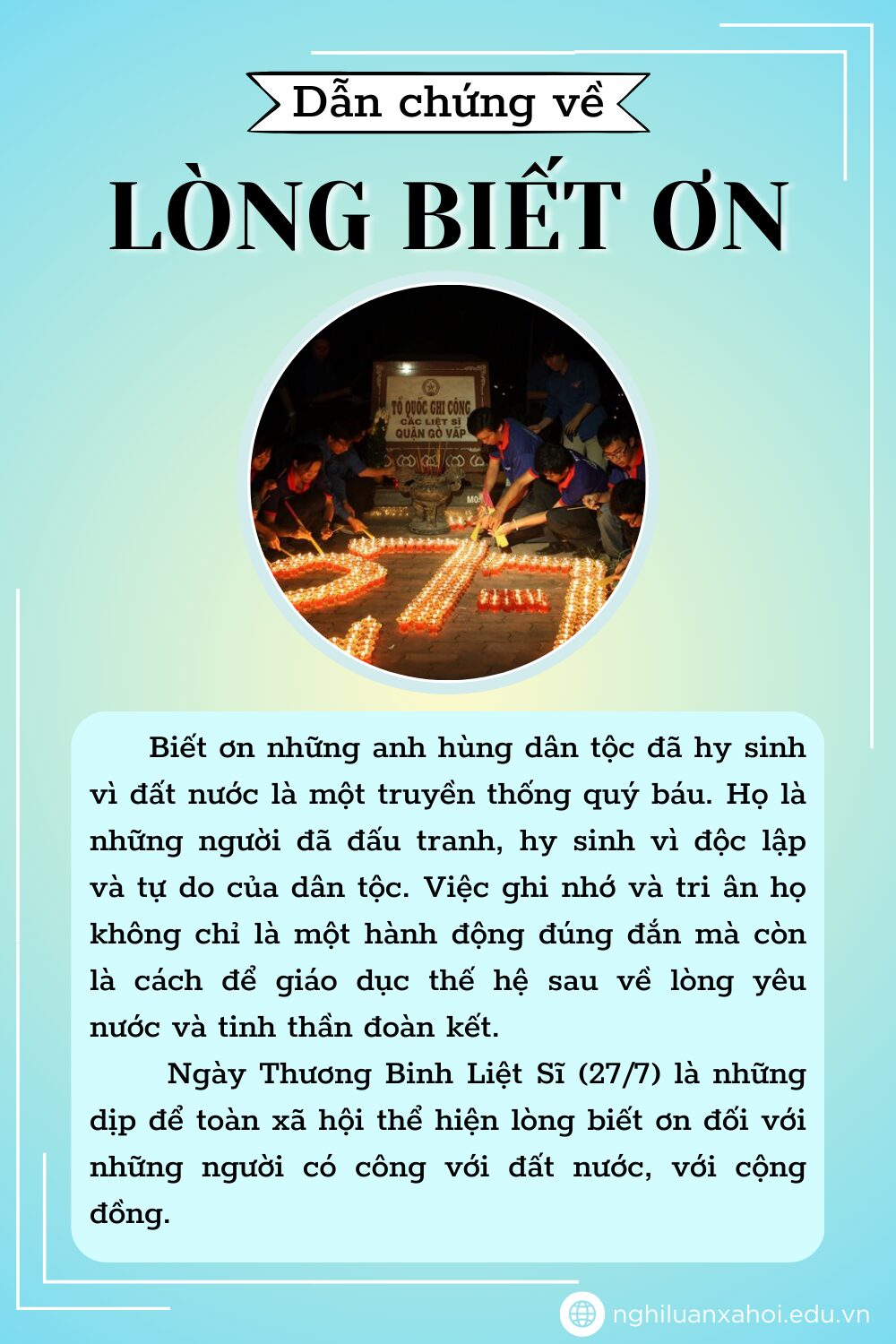 Dẫn chứng về lòng biết ơn - Nelson Mandela